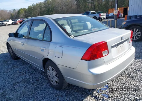 2003 Honda Civic Lx z USA, uszkodzony, nr VIN 2HGES16503H543097